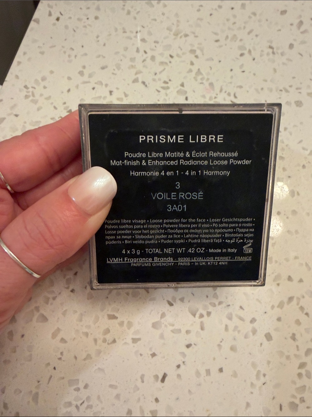 Givenchy Prisme Libre Compact - discontinued voile rose 3